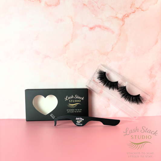 Stacked Volume – Faux Mink Strip Lashes