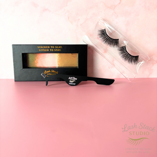 ✨ Stacked Classic – Faux Mink Strip Lashes ✨