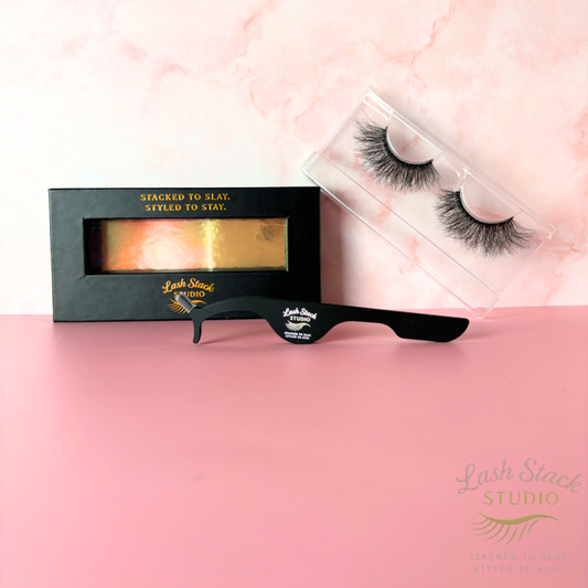 ✨ Stacked Glam – Faux Mink Strip Lashes ✨