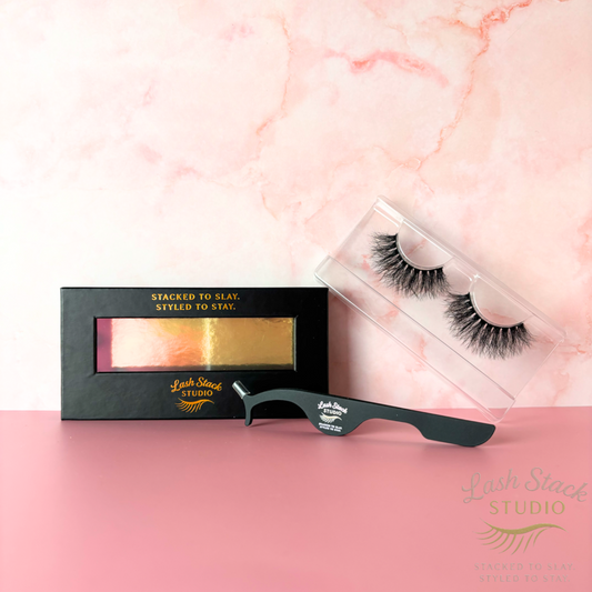 ✨ Stacked Sleek– Faux Mink Strip Lashes ✨