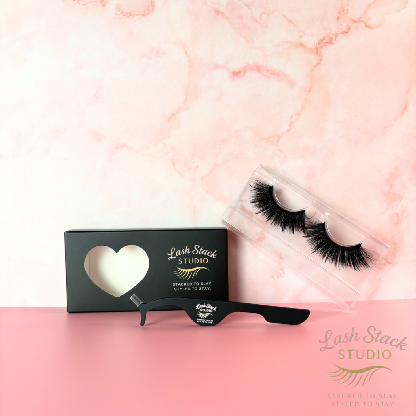 ✨ Stacked Volume – Faux Mink Strip Lashes ✨