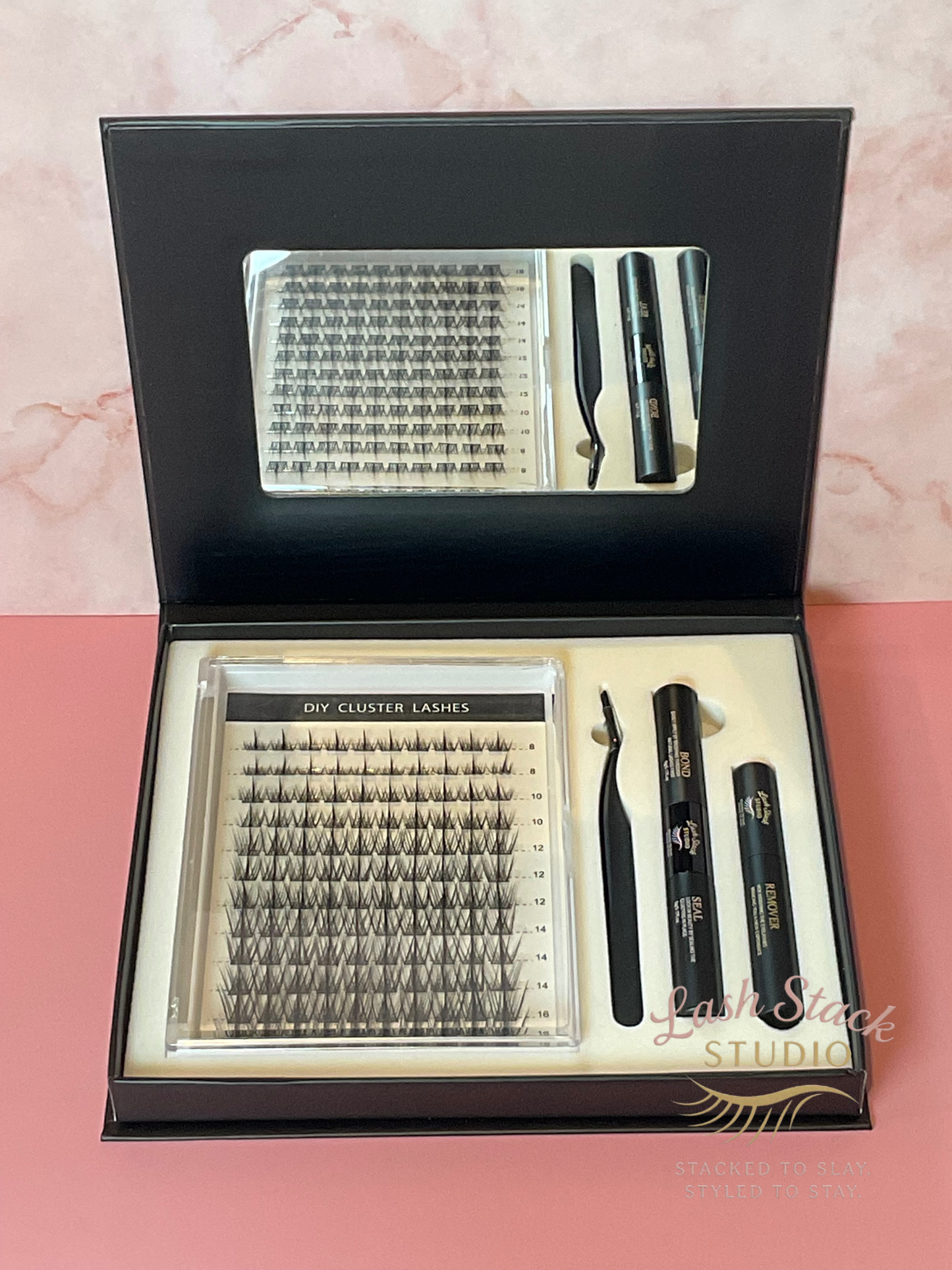 Stacked Essentials Starter Kit – DIY Cluster Lash Set